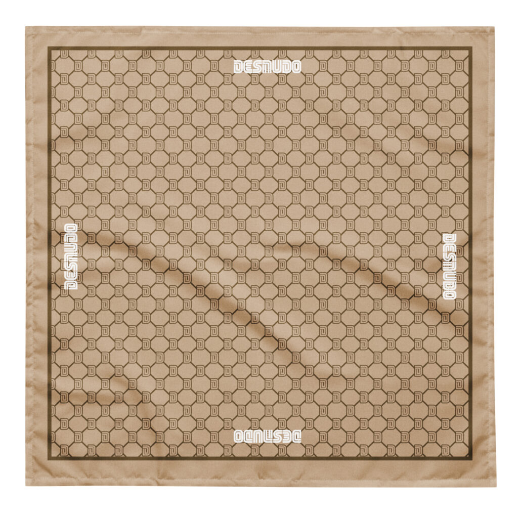 GENESIS BROWN MONOGRAM BANDANA
