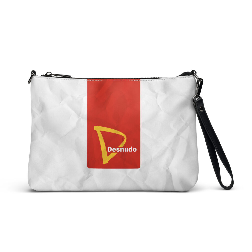 CAFE DESNUDO WHITE TAKE OUT CROSSBODY BAG