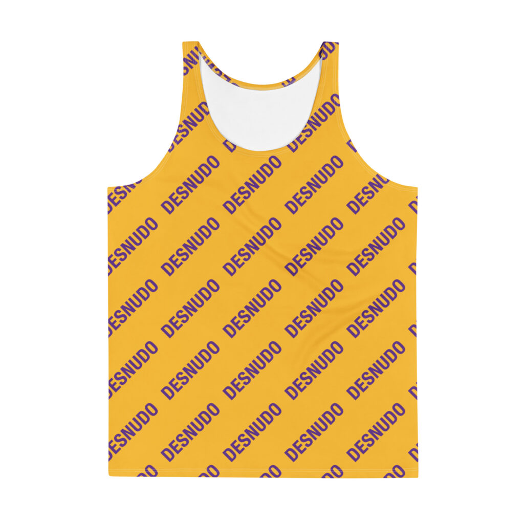 ALL OVER BÁSICO GOLD x PURPLE LOGO TANK TOP