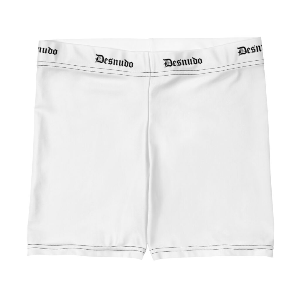 BLACK OE LOGO BIKER SHORTS