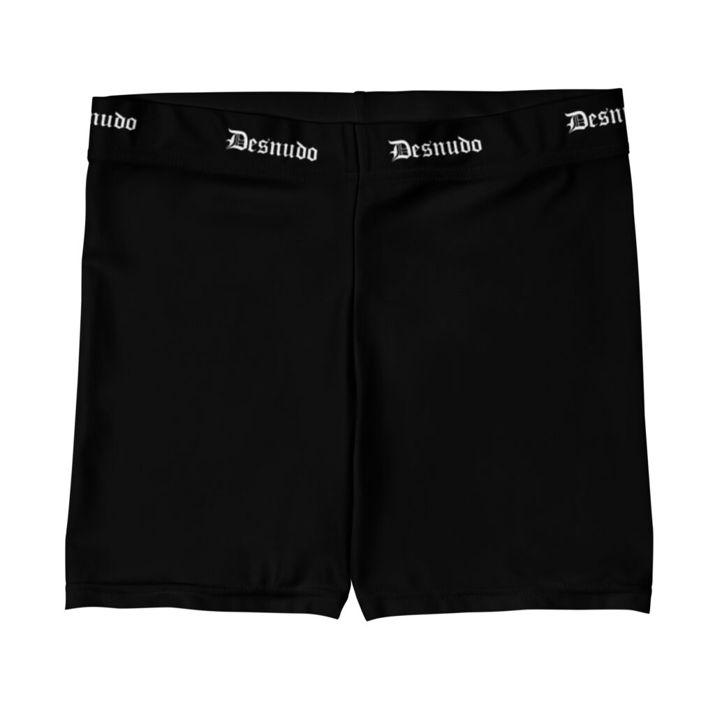 WHITE OE LOGO BIKER SHORTS
