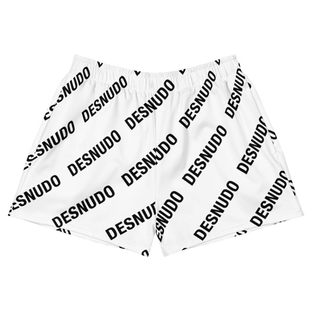 ALL OVER BÁSICO WHITE LOGO SHORTS