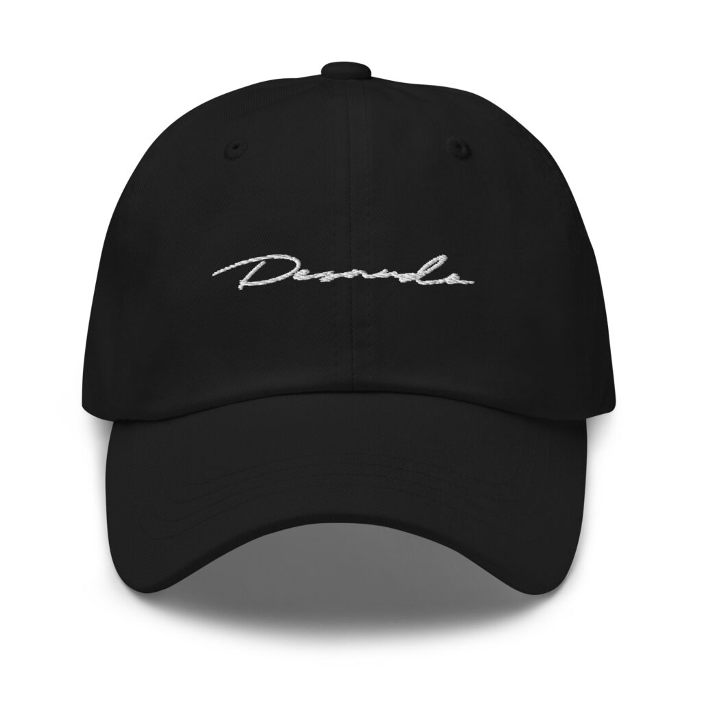 EMBROIDERY SIGNATURE LOGO HAT