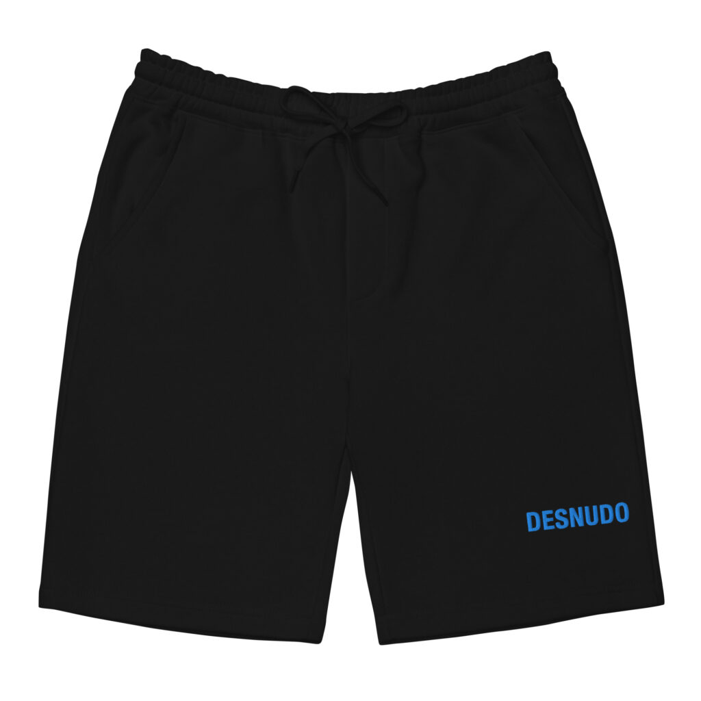 BÁSICO AQUA EMBROIDERY LOGO FLEECE SHORTS