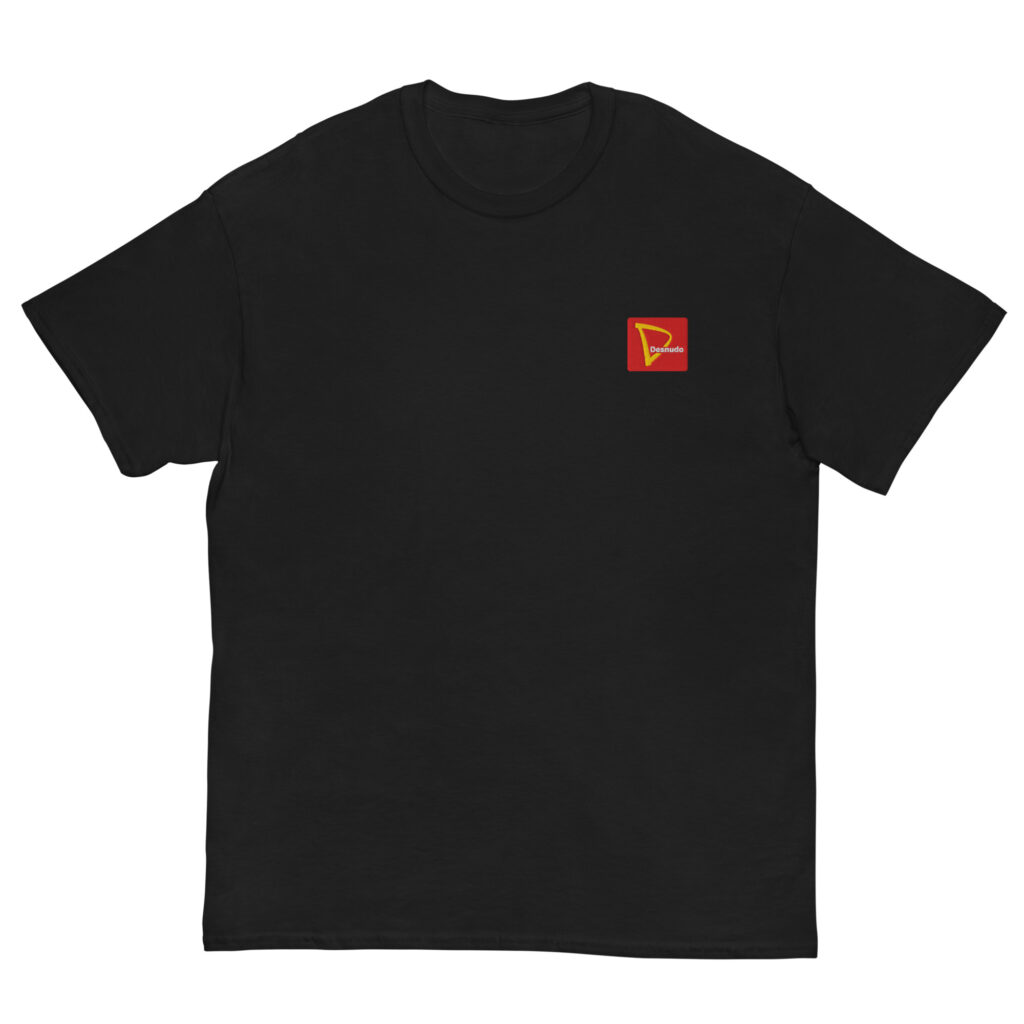 CAFE DESNUDO EMBROIDERED LABEL LOGO SS T-SHIRT
