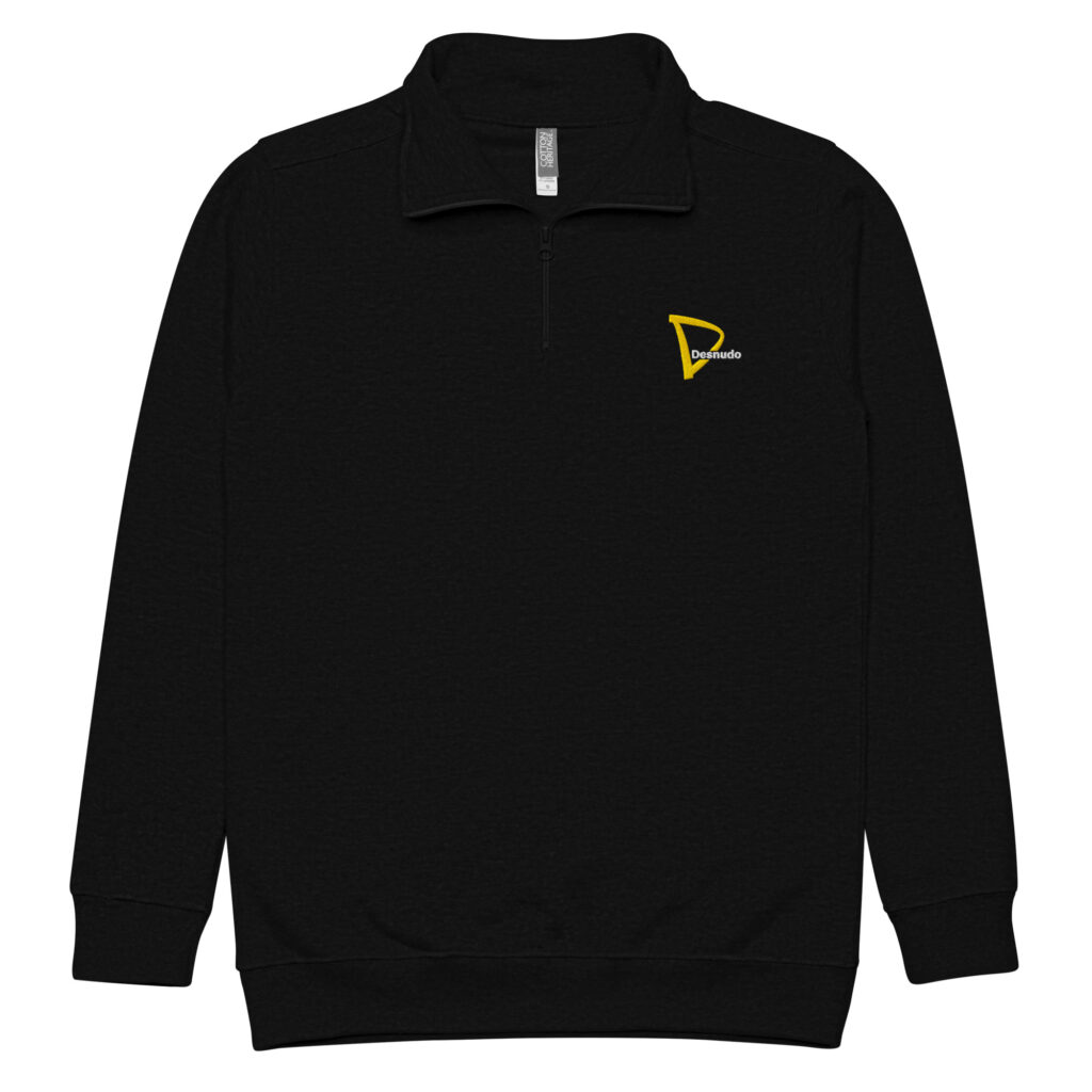 CAFE DESNUDO EMBROIDERED FLEECE PULLOVER