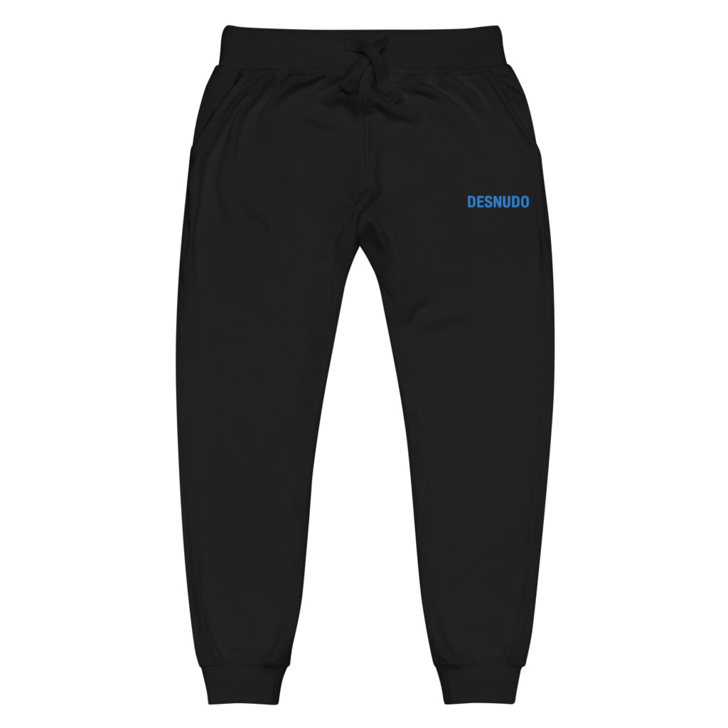 BÁSICO AQUA EMBROIDERY LOGO FLEECE SWEATPANTS