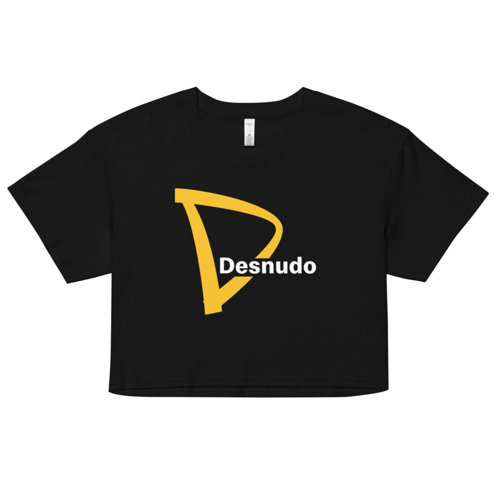 CAFE DESNUDO LOGO CROP SS T-SHIRT