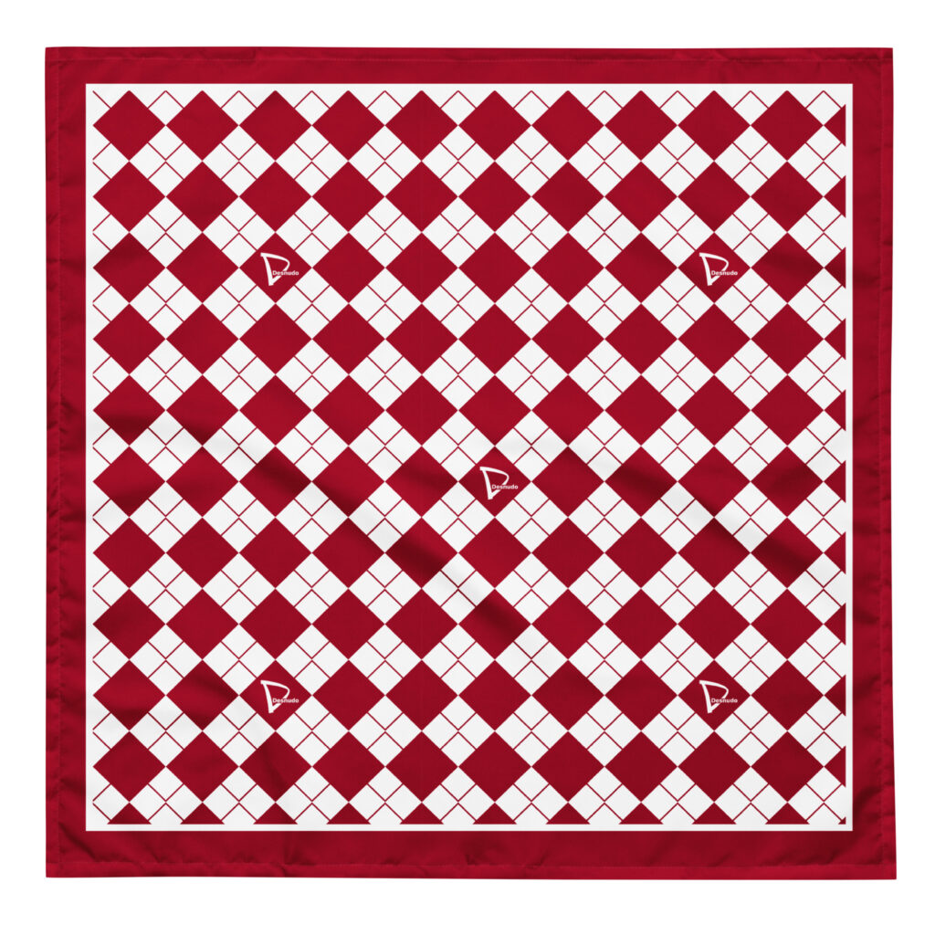 ARGYLE CAFE DESNUDO PRINT BANDANA
