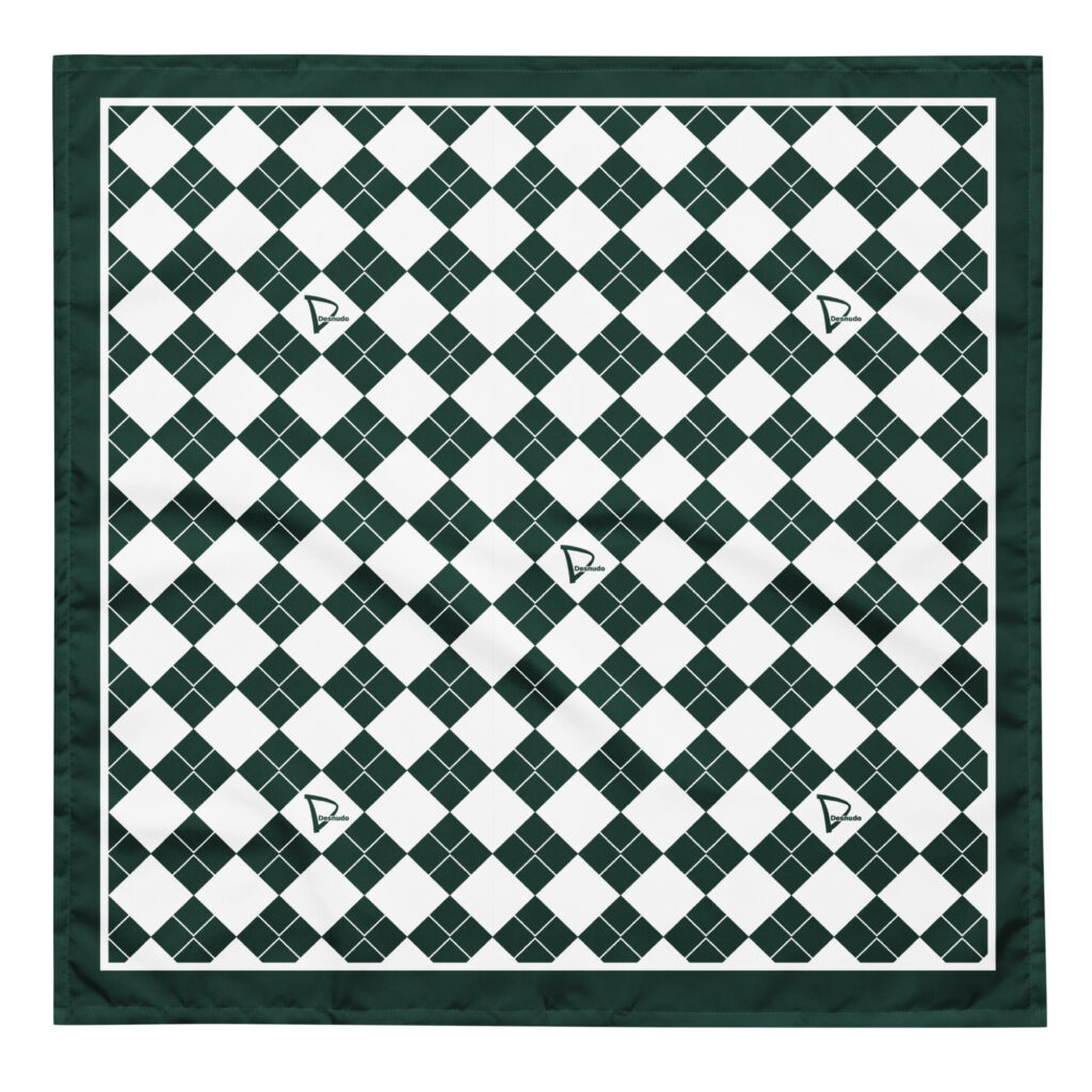 ARGYLE CAFE DESNUDO PRINT BANDANA