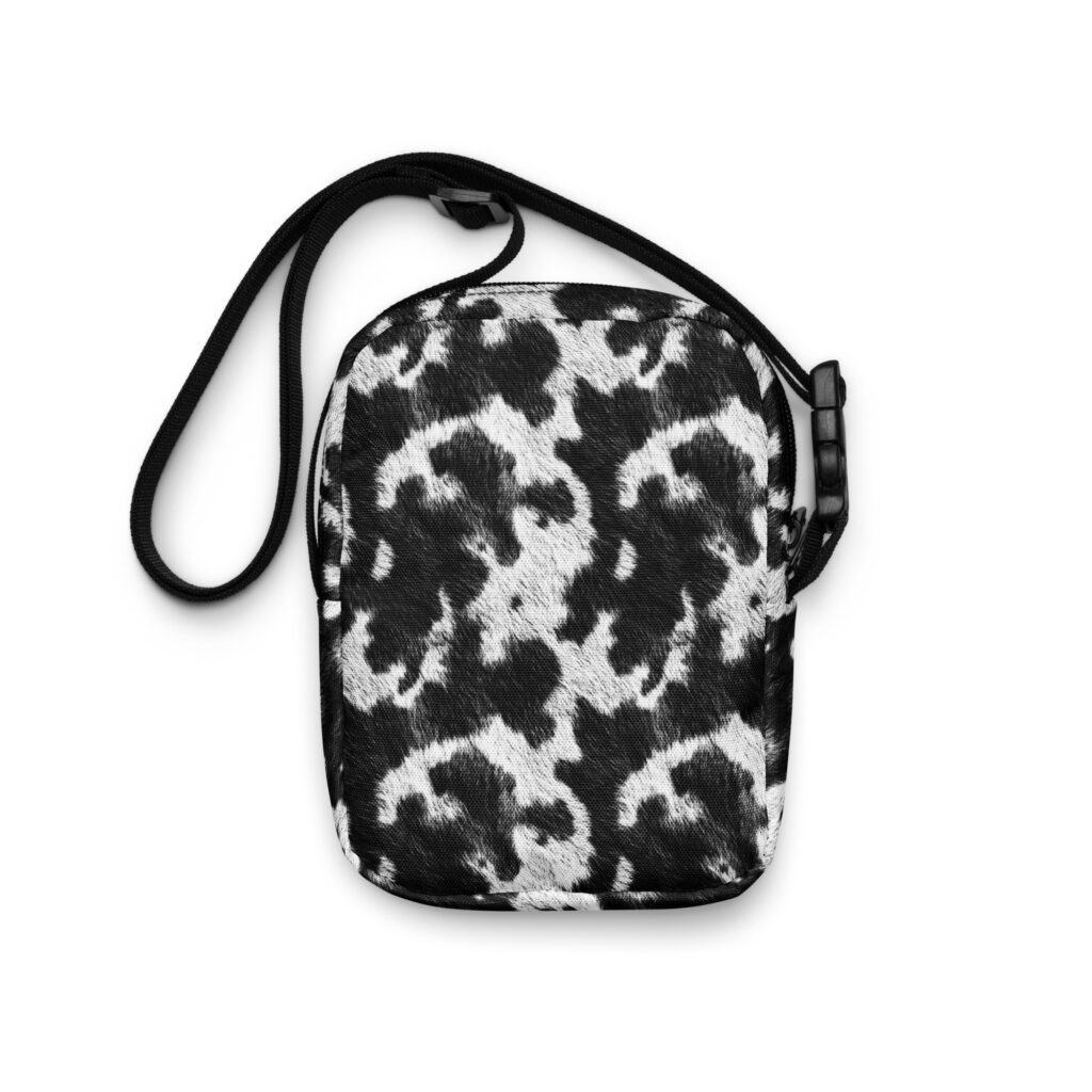 REVUELTA COWHIDE PRINT UTILITY CROSSBODY BAG